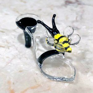 Bumble Bee Miniature Glass Heel